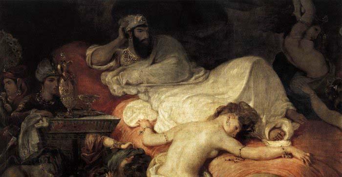 Eugene Delacroix The Death of Sardanapalus China oil painting art